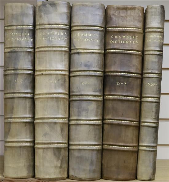 Chambers, Ephraim - Cyclopeadia: or, an Universal Dictionary of Arts and Sciences, 5 vols